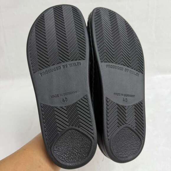 Finn Comfort Toro Soft Men\'s Sandal Black Nubuck Leather Sz 40 Made in Germany main image 5